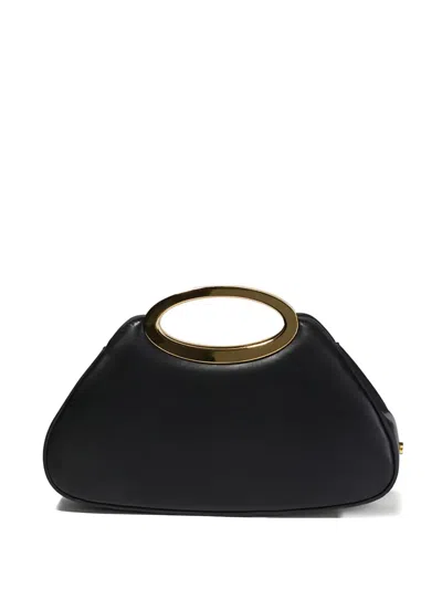 Simkhai Oval-handle Shoulder Bag In Black