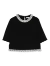 Simkhai Ozelle Embellished Top In Black