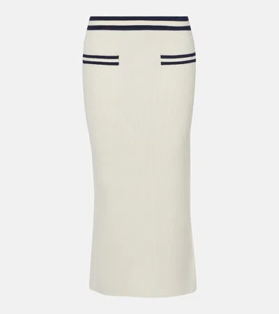 Simkhai Paige Bouclé Midi Skirt
