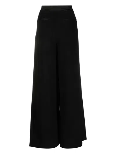 Simkhai High-waisted Wid-leg Trousers In Black