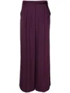 Simkhai Palladia Wide Leg Tuxedo Pant In Purple