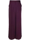 Simkhai Palladia Wide Leg Tuxedo Pant In Purple