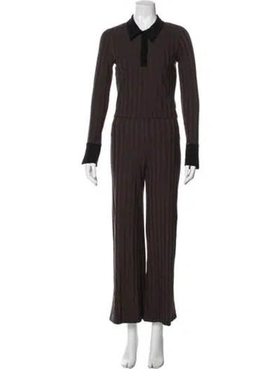 Pre-owned Simkhai Pant Set In Brown