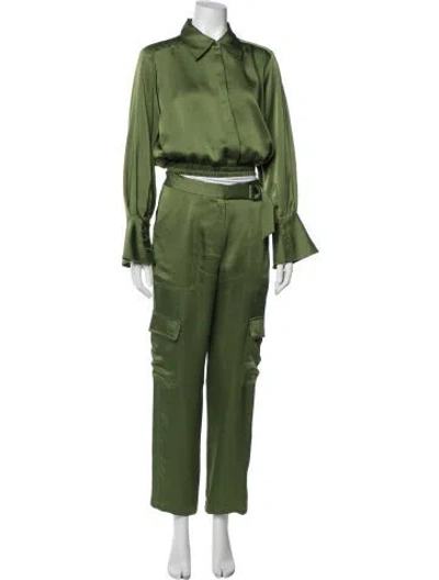 Pre-owned Simkhai Pant Set In Green