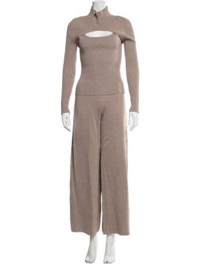 Pre-owned Simkhai Pant Set In Neutrals