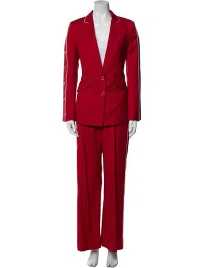 Pre-owned Simkhai Pant Set In Red