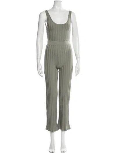 Pre-owned Simkhai Pant Set In Silver