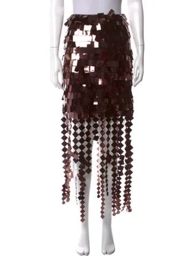 Pre-owned Simkhai Patterned Long Skirt