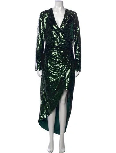Pre-owned Simkhai Patterned Midi Length Dress In Gray