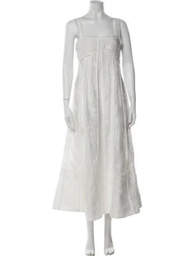 Pre-owned Simkhai Patterned Midi Length Dress In Neutrals