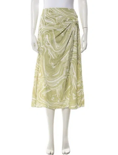 Pre-owned Simkhai Patterned Midi Length Skirt In Multi