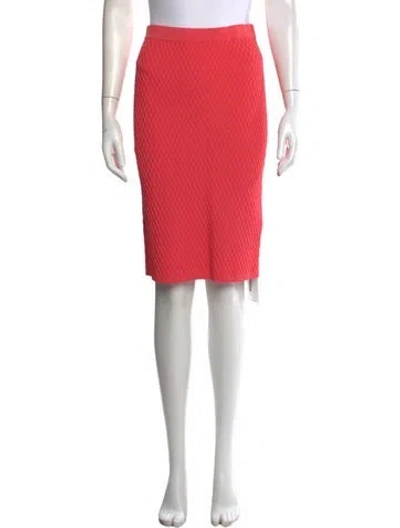 Pre-owned Simkhai Patterned Midi Length Skirt In Pink