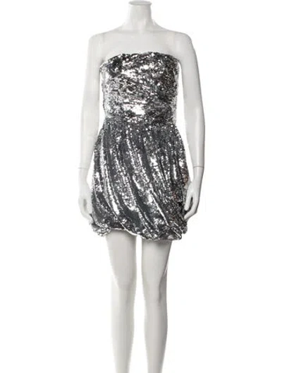 Pre-owned Simkhai Patterned Mini Dress W/ Tags In Multi