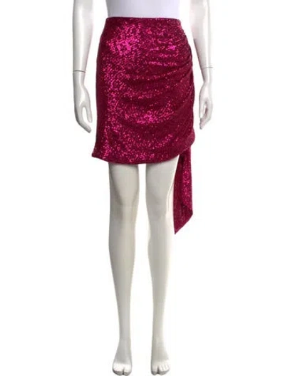 Pre-owned Simkhai Patterned Mini Skirt In Pink