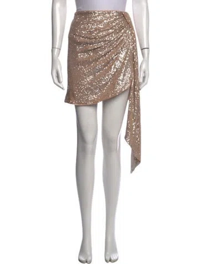 Pre-owned Simkhai Patterned Mini Skirt W/ Tags In Neutrals