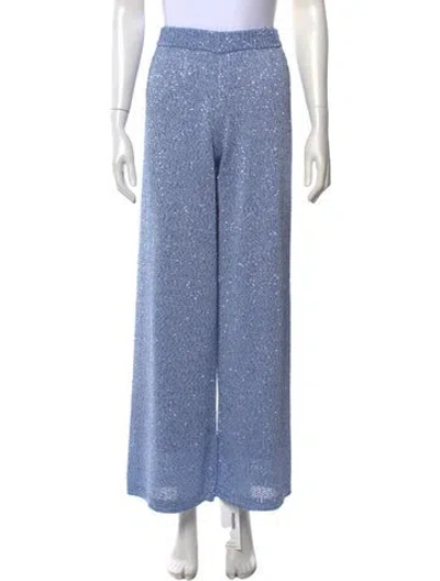 Pre-owned Simkhai Patterned Wide Leg Pants W/ Tags In Blue