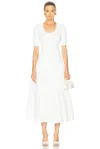 Simkhai Patton Midi Dress In White