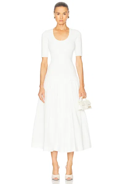 Simkhai Patton Midi Dress In White