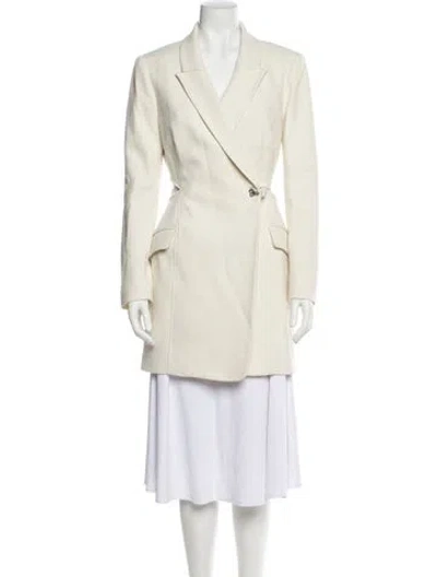 Pre-owned Simkhai Peacoat In Neutral