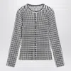 Simkhai Womens Midnight Multi Gracen Gingham-knit Cardigan Xs