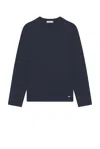 Simkhai Peter Long Sleeve Pullover Sweater In Blue