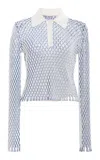 Simkhai Petra Knit Polo In Multi