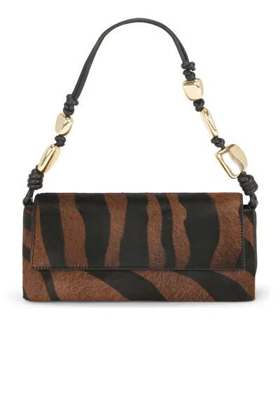 Simkhai Piedra Shoulder Bag In Cacao Multi Gold