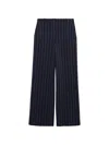 Simkhai Pinstripe-patterned Trousers In Blue