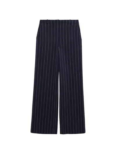 SIMKHAI PINSTRIPE-PATTERNED TROUSERS