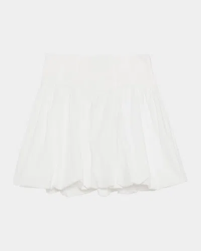 Simkhai Pippa Mini Bubble Skirt In White