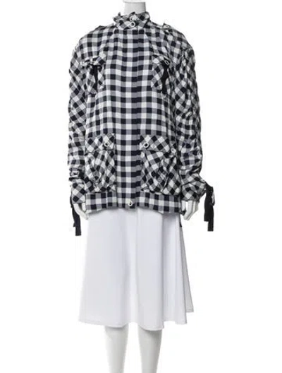 Pre-owned Simkhai Plaid Print Jacket In Multi