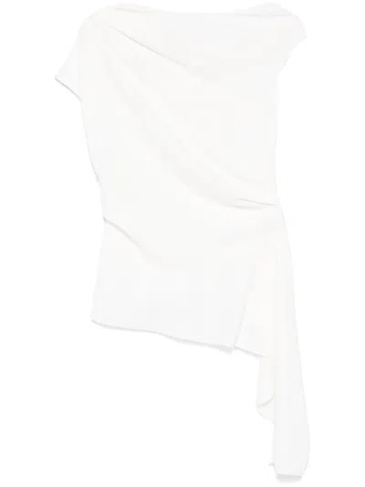 Simkhai Pleat-detailed Top In White