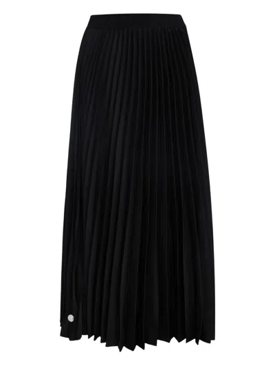 Simkhai Pleated Midi Skirt In Black