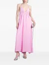Simkhai Josephine Dress Woman In Rose-pink Polyester In Pink