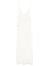 Simkhai Zakai Embroidered Georgette Maxi Dress In White