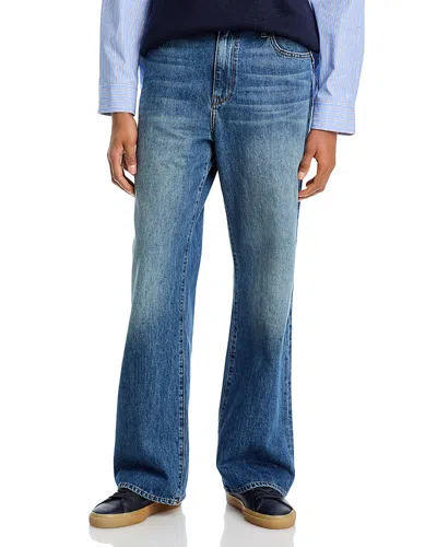 Simkhai Poe Wide Leg Jeans In Vintage Blue In Vintage Wash