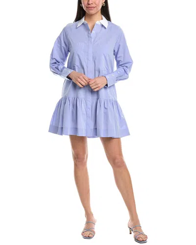 Simkhai Poli Shirtdress In Blue