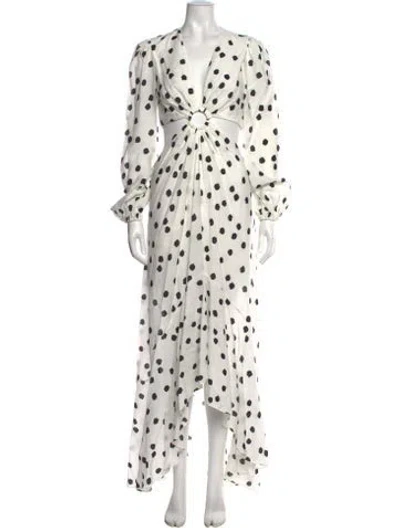 Pre-owned Simkhai Polka Dot Print Long Dress W/ Tags In Multi