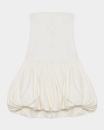 Simkhai Pollie Strapless Mini Bubble Dress