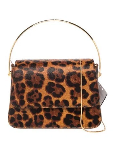 Pre-owned Simkhai Ponyhair Top Handle Bag In Brown