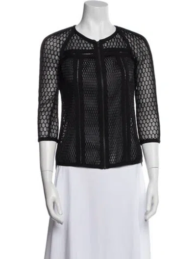 Pre-owned Simkhai Printed Evening Jacket In Black