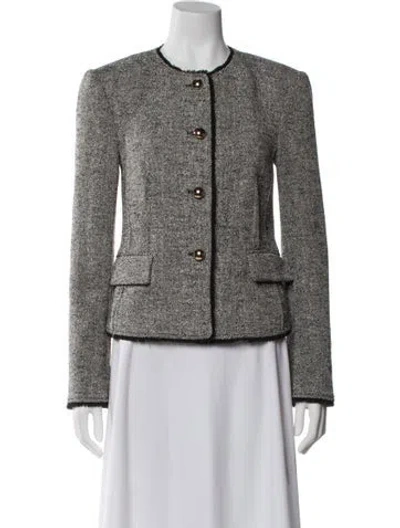 Pre-owned Simkhai Printed Evening Jacket W/ Tags In White