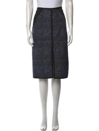Pre-owned Simkhai Printed Knee-length Skirt In Blue
