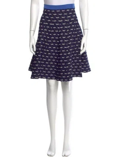 Pre-owned Simkhai Printed Knee-length Skirt In Purple