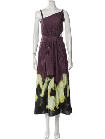 Pre-owned Simkhai Printed Long Dress In Multi