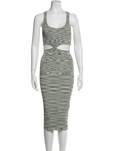 Pre-owned Simkhai Printed Midi Length Dress In Multi