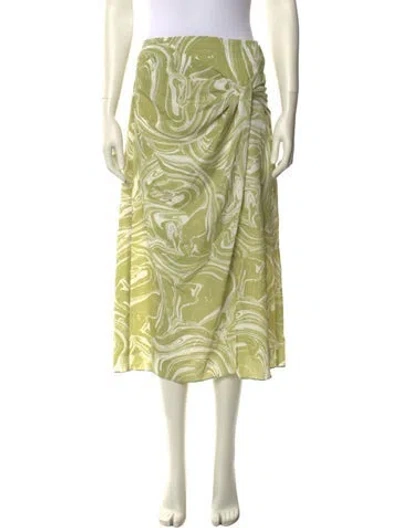 Pre-owned Simkhai Printed Midi Length Skirt In Multi