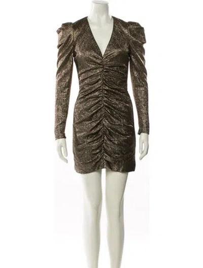 Pre-owned Simkhai Printed Mini Dress In Black