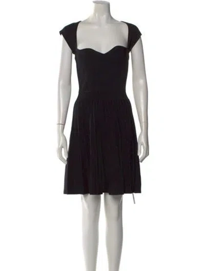 Pre-owned Simkhai Printed Mini Dress In Black