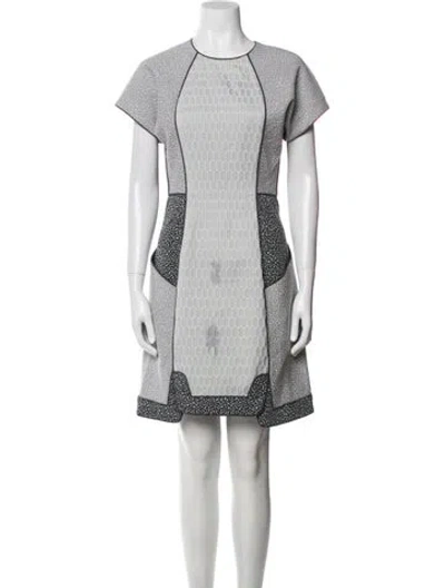 Pre-owned Simkhai Printed Mini Dress In Gray